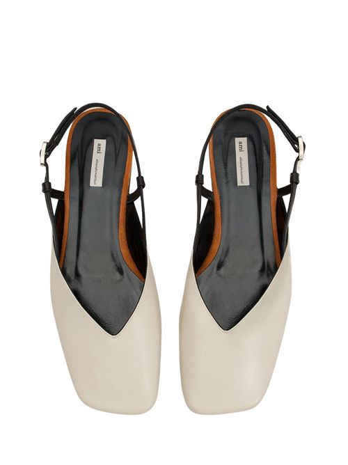 Ballerina in pelle AMI PARIS | FSV807AL00932830